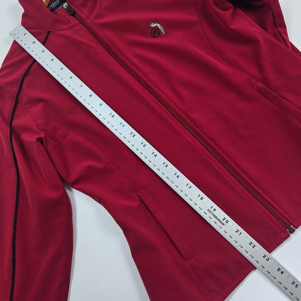 Straight Down Performance Womens Golf Jacket Red … - image 6
